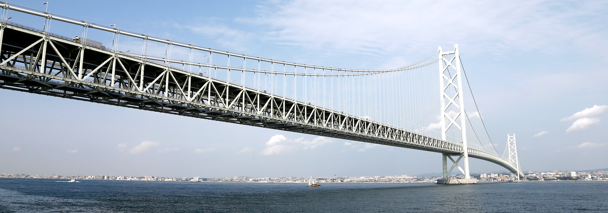 明石海峡大橋昼の景色